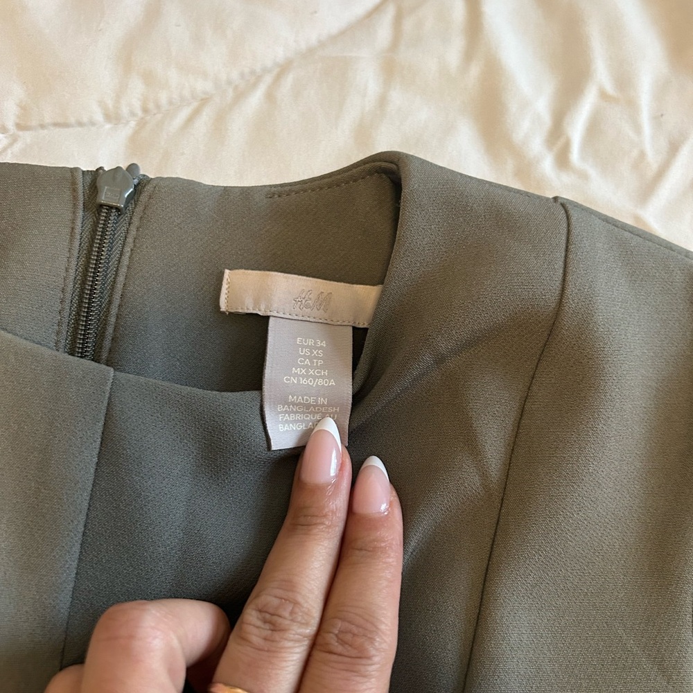 H&M Sage Green Dress